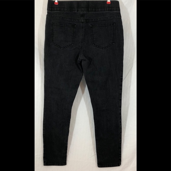Chico’s Black denim stretch elastic waist - Picture 2 of 4